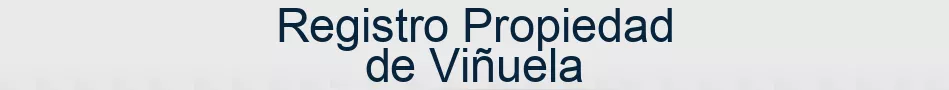 Registro Propiedad de Viñuela