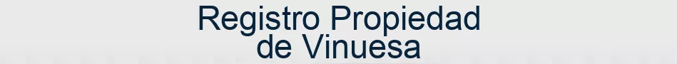 Registro Propiedad de Vinuesa