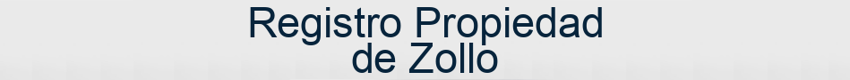 Registro Propiedad de Zollo